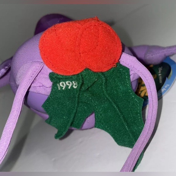 Plush Mattel Disney Pixar Bugs Life 10" Princess Dot 1998 Christmas With Tag - Picture 5 of 5